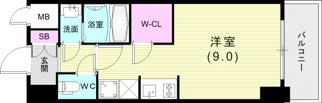 2階の間取り図
