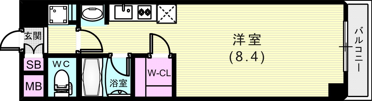 広いお部屋ですね