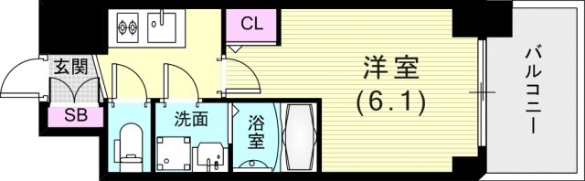 4階の間取り図