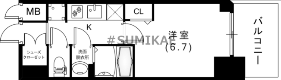 14階の間取り図
