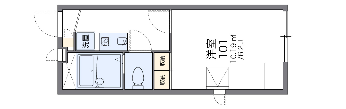 2階の間取り図