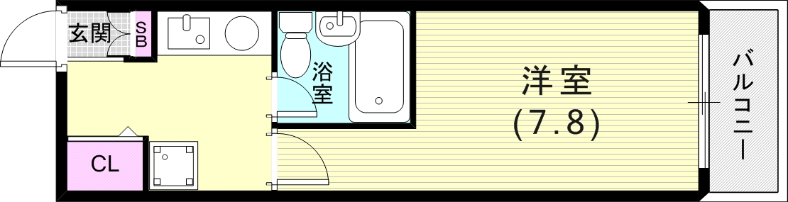2階の間取り図