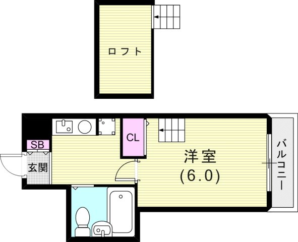 4階の間取り図