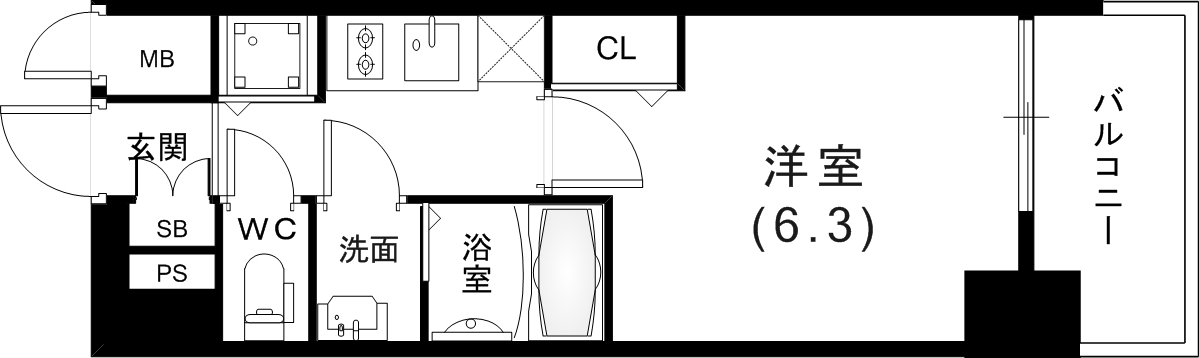 14階の間取り図