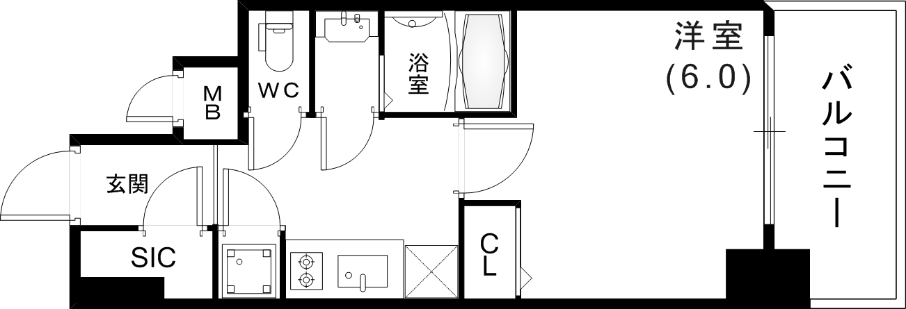 4階の間取り図