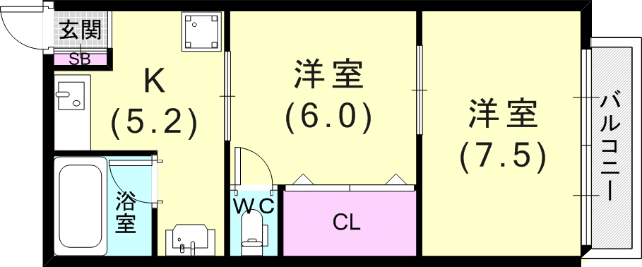 3階の間取り図