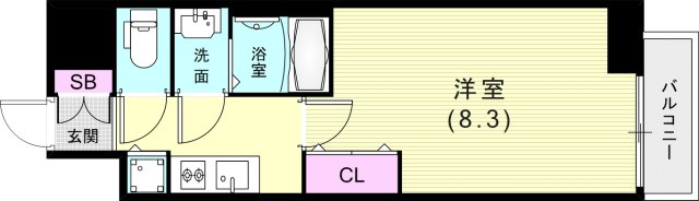 4階の間取り図