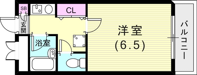 2階の間取り図