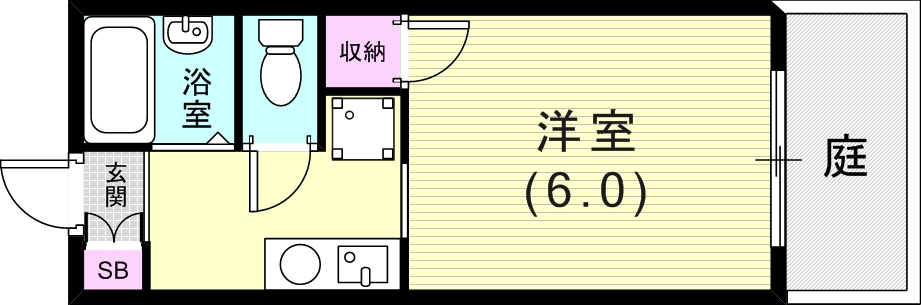 1階の間取り図