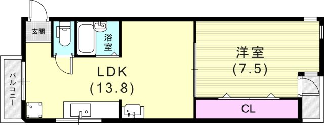 1階の間取り図