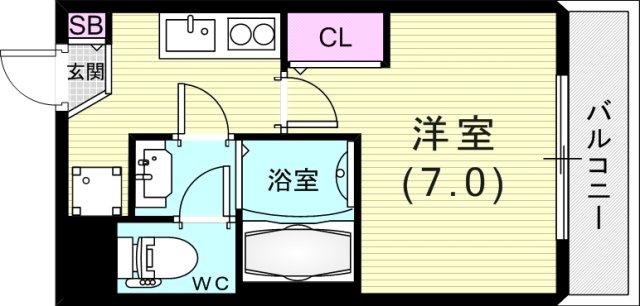 1階の間取り図