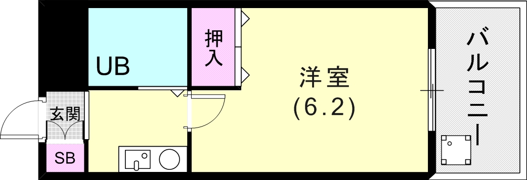 1階の間取り図