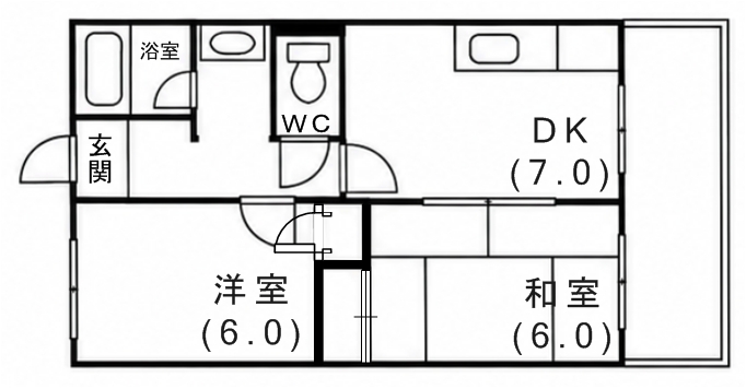 3階の間取り図