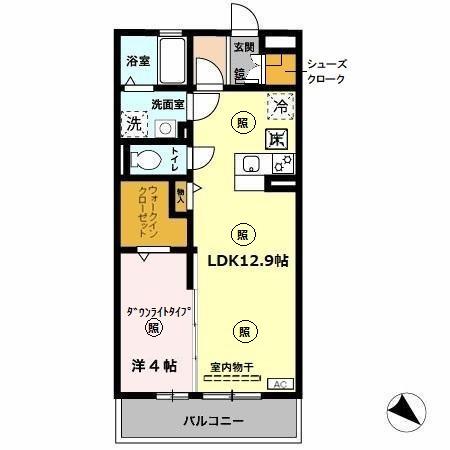 1階の間取り図