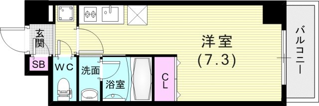 3階の間取り図