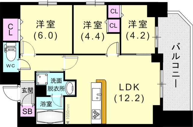 7階の間取り図