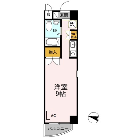 2階の間取り図