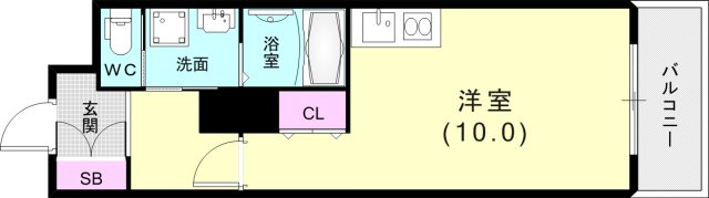 9階の間取り図