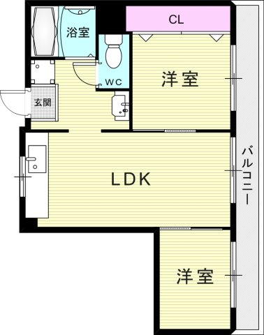 3階の間取り図