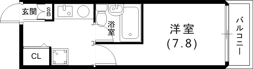 7階の間取り図