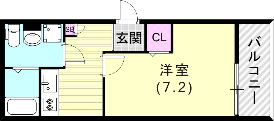 1階の間取り図
