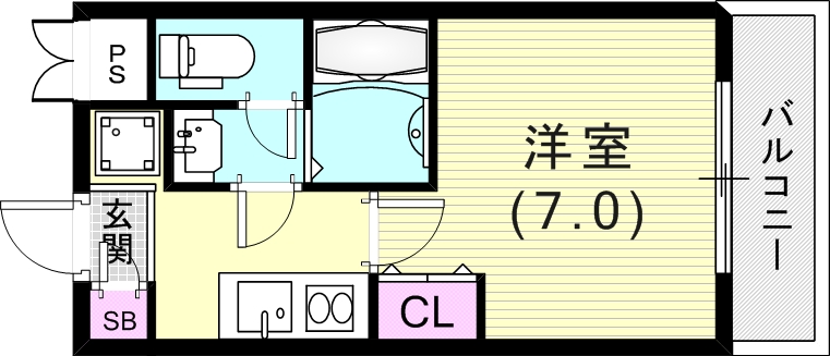 3階の間取り図