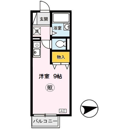 2階の間取り図