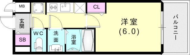2階の間取り図