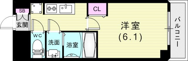 8階の間取り図