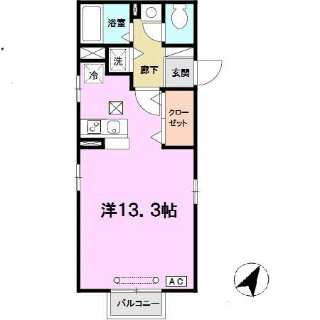 1階の間取り図