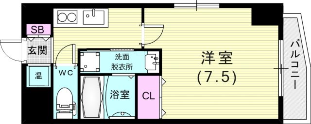 9階の間取り図