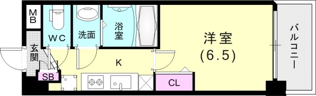 2階の間取り図