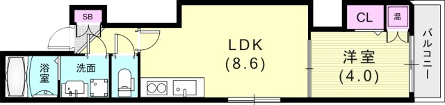 1階の間取り図