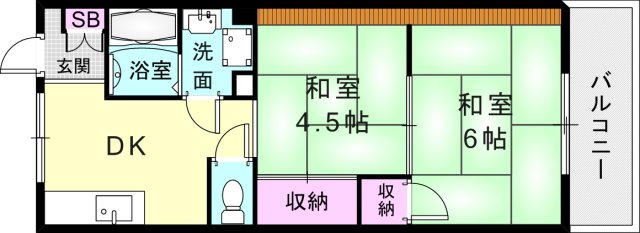 3階の間取り図