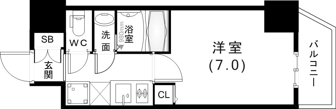 9階の間取り図