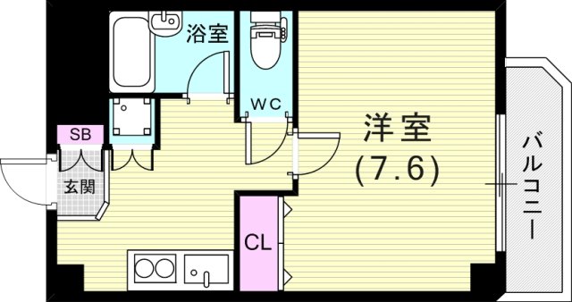 4階の間取り図