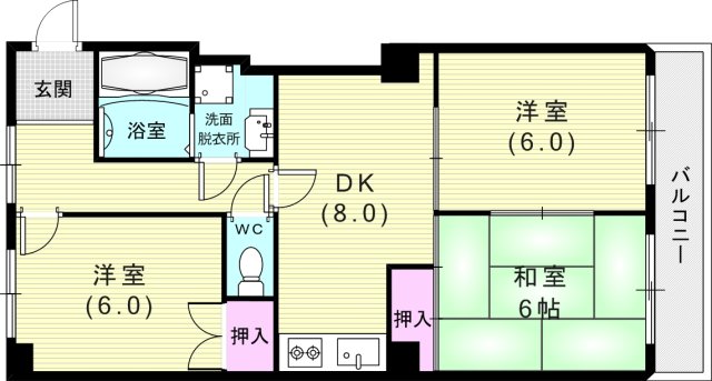3階の間取り図