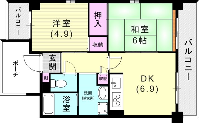 3階の間取り図