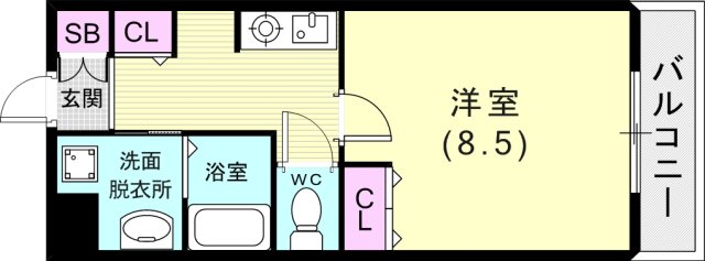 2階の間取り図