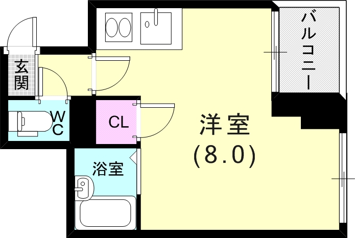 6階の間取り図