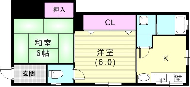 1階の間取り図