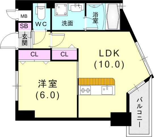 7階の間取り図