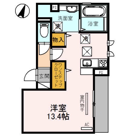 1階の間取り図