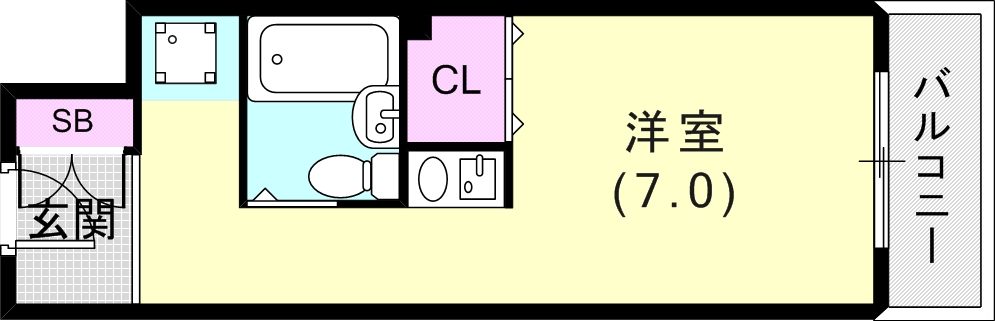 2階の間取り図
