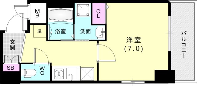 7階の間取り図