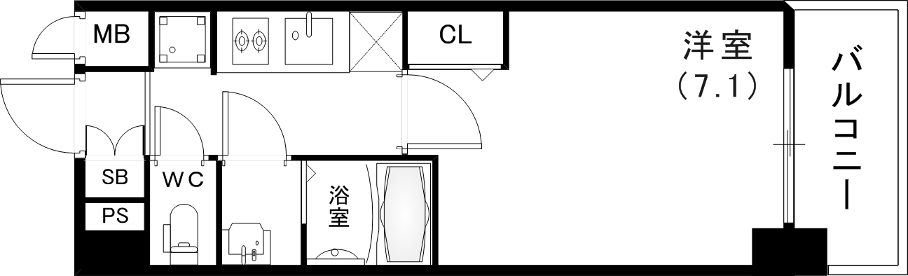 9階の間取り図