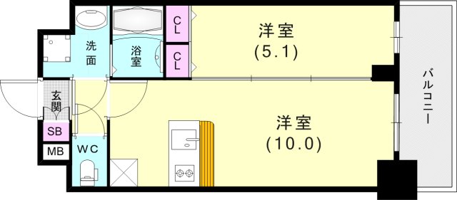 3階の間取り図
