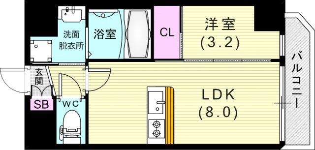 9階の間取り図