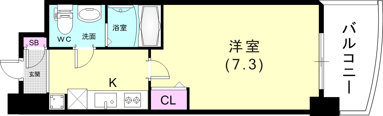 2階の間取り図