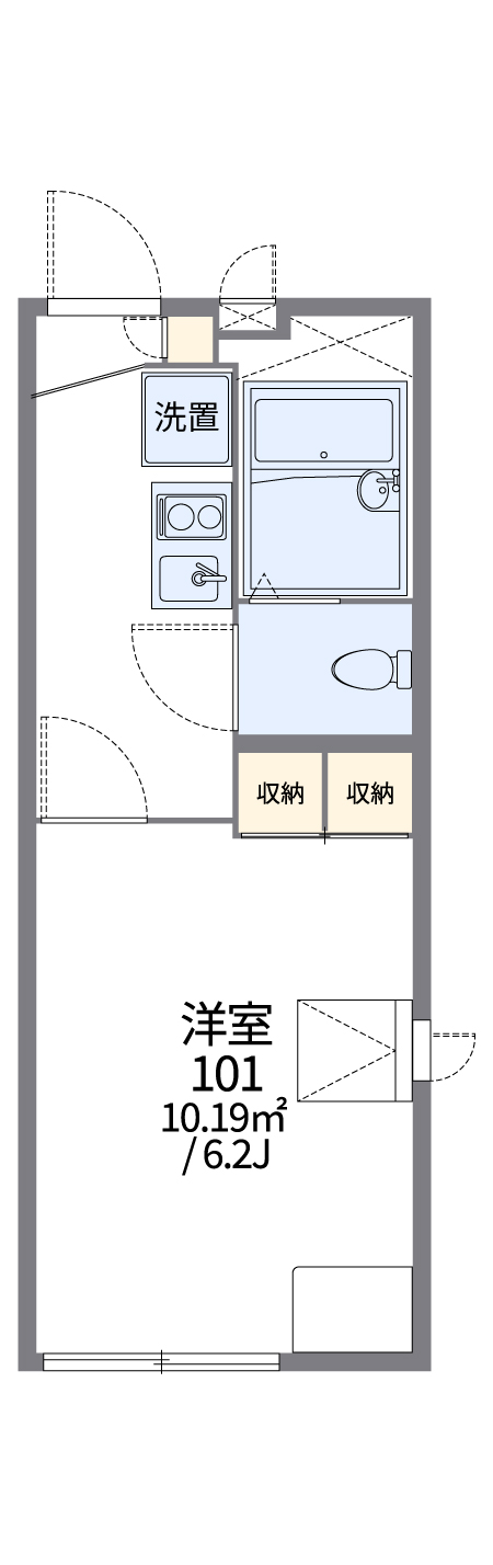 1階の間取り図